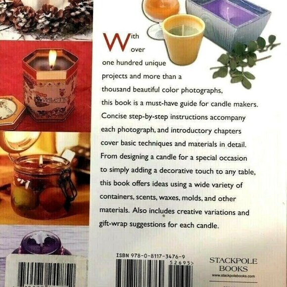 Crafts Creating Candles by Luisa Sacchi 100+ Unique Projects 1000+ Picture Guide - Picture 2 of 7